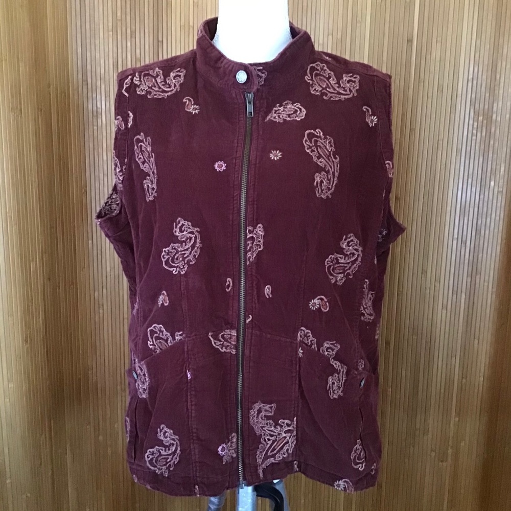 WOOLRICH VINTAGE Corduroy Vest Size XL